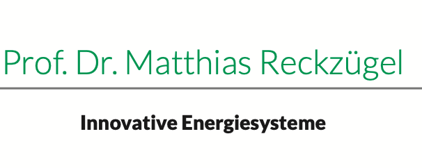 Prof. Dr. Matthias Reckzügel – Innovative Energiesysteme